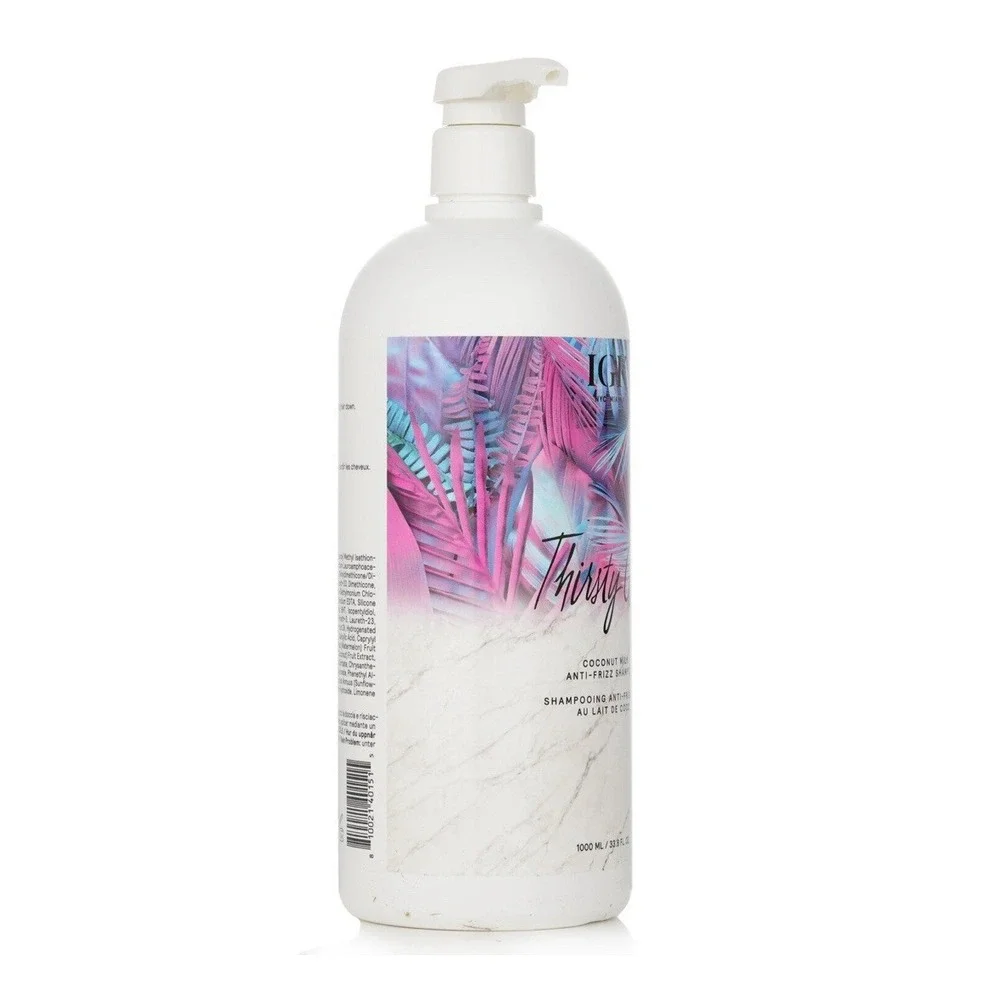 IGK‎ Thirsty Girl Coconut Milk Anti Frizz Shampoo With Pump 33.8 Fl Oz NEW